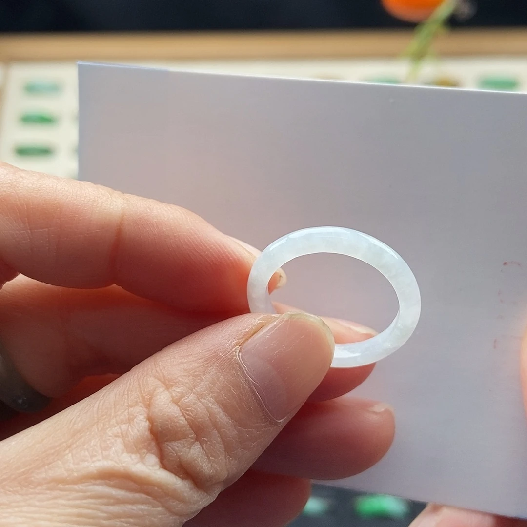 翡翠未镶嵌戒指翡翠戒圈玉石戒指