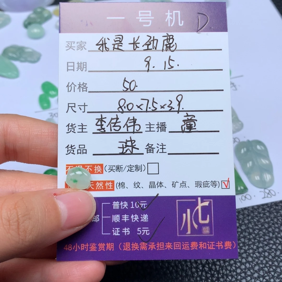 我***家颈饰未镶嵌翡翠翡翠