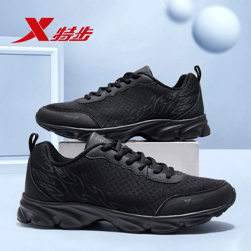 特步男鞋运动鞋夏季网面透气缓震休闲鞋官方正品2025新款男跑步鞋