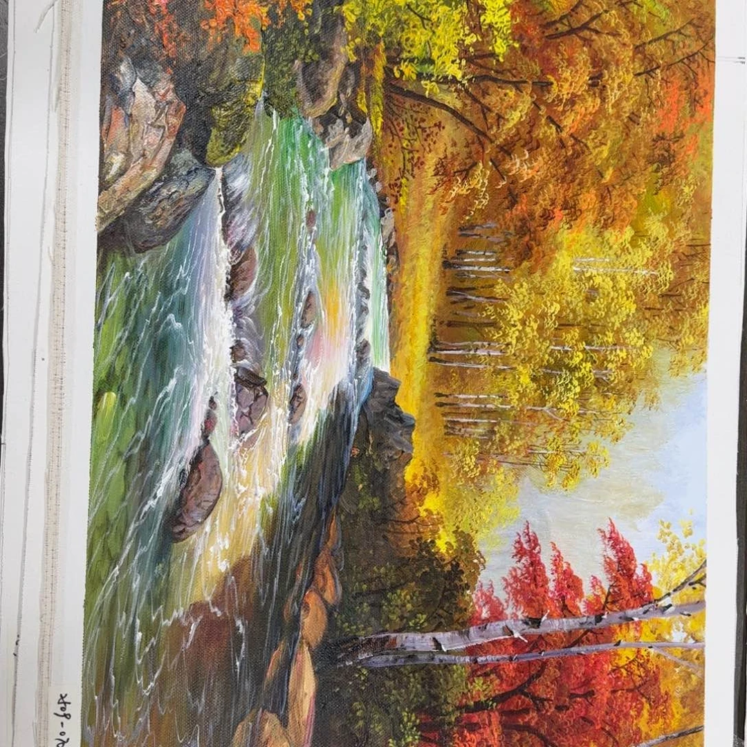 油画加油加油努力加油加油