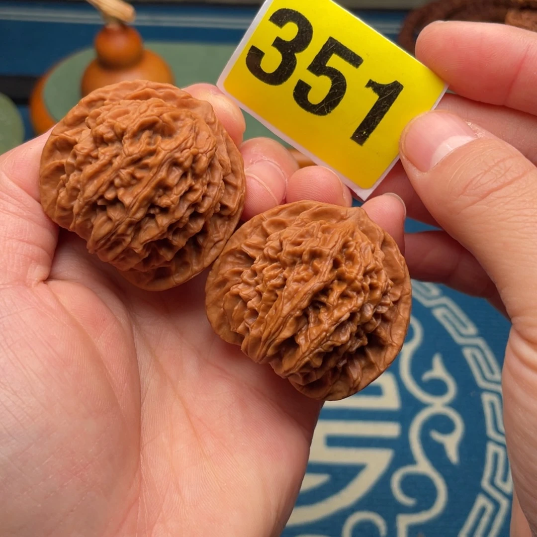 把件文玩核桃41全品盘龙纹351号