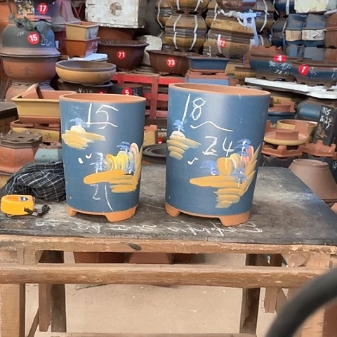 紫砂花盆高桶盆一大小