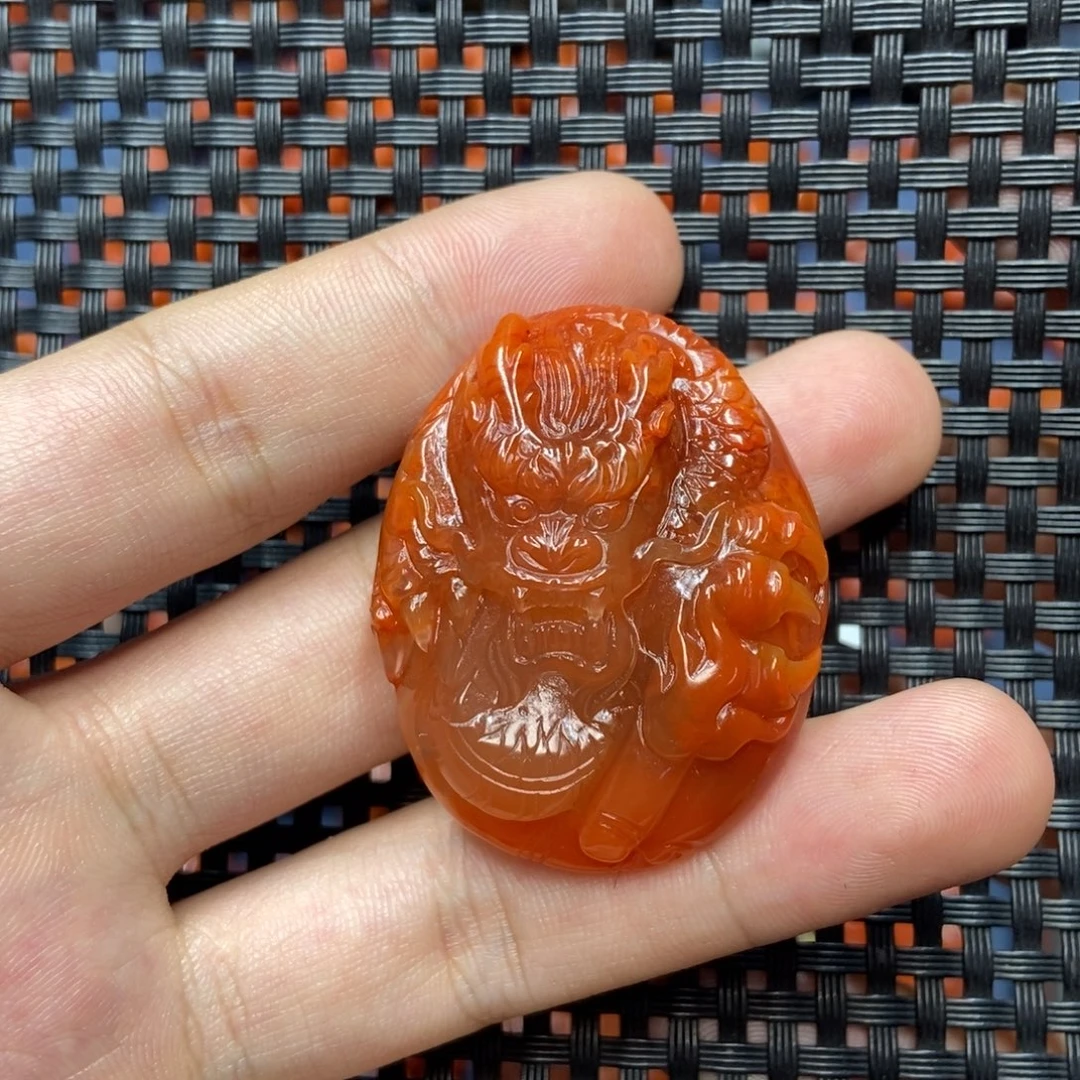 南红玛瑙未镶嵌吊坠(不含链)