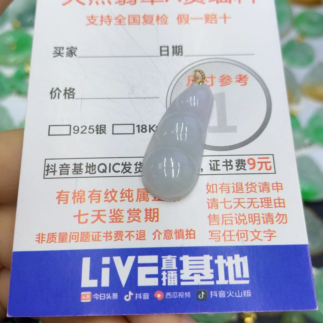 翡翠颈饰未镶嵌翡翠