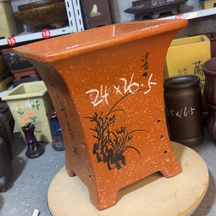 紫砂花盆紫砂花盆