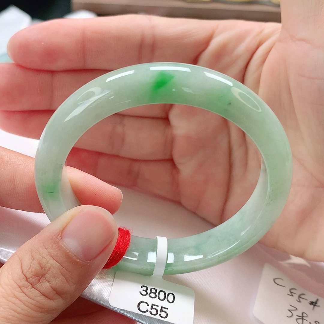 未镶嵌手镯翡翠55正