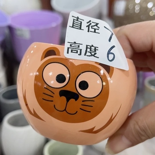 多肉绿植陶瓷花盆9.9包邮，有孔