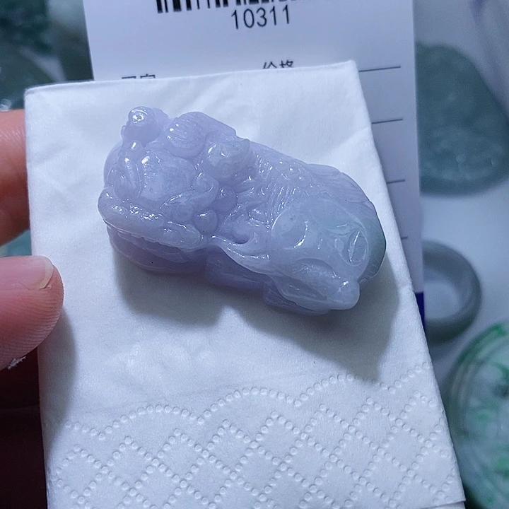 翡翠未镶嵌颈饰天光墟翡翠市场现金代购