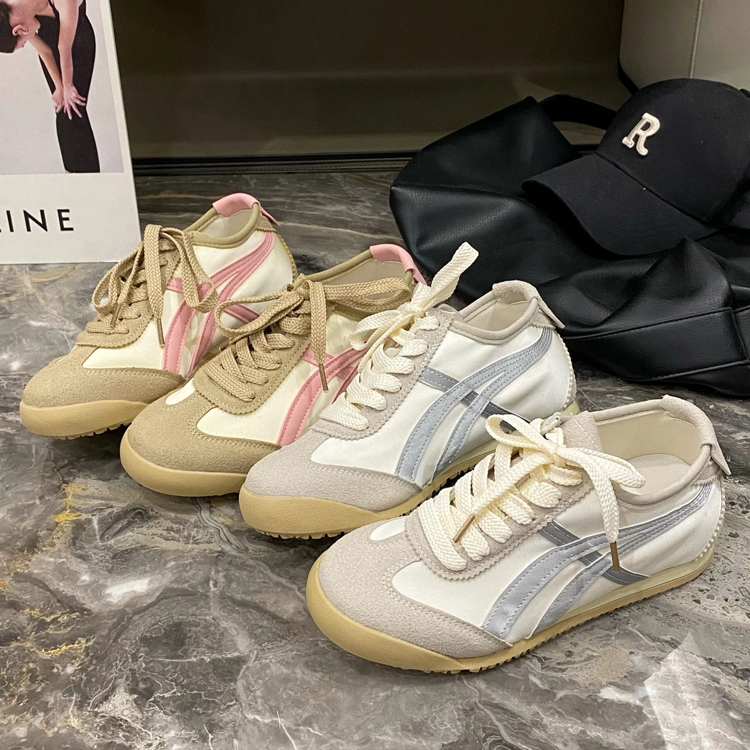 【猪猪家】休闲运动鞋女2025夏季新款软底轻便透气平底阿甘鞋女德迅