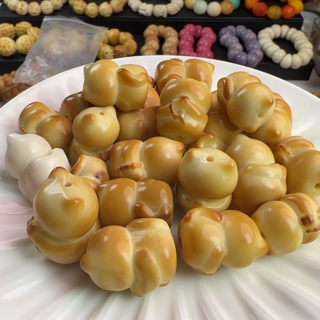 吊坠菩提根/象牙果微瑕炭烤悟道猫10颗