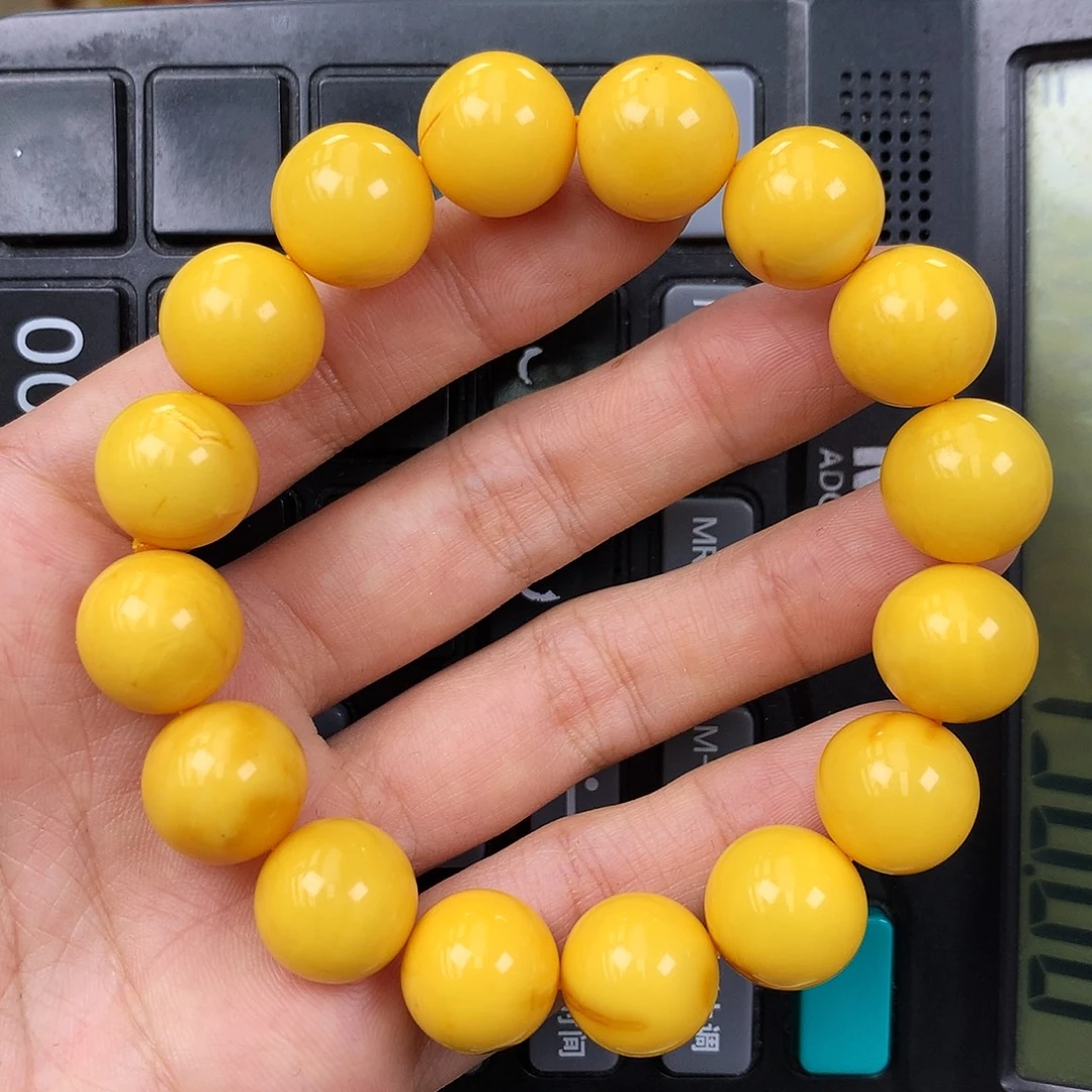 琥珀未镶嵌珠宝奇石13mm➕