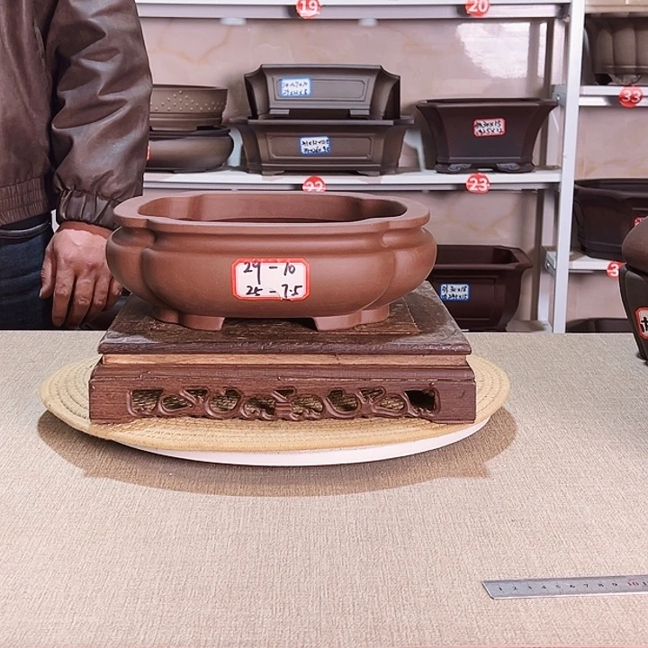 紫砂花盆紫砂花盆