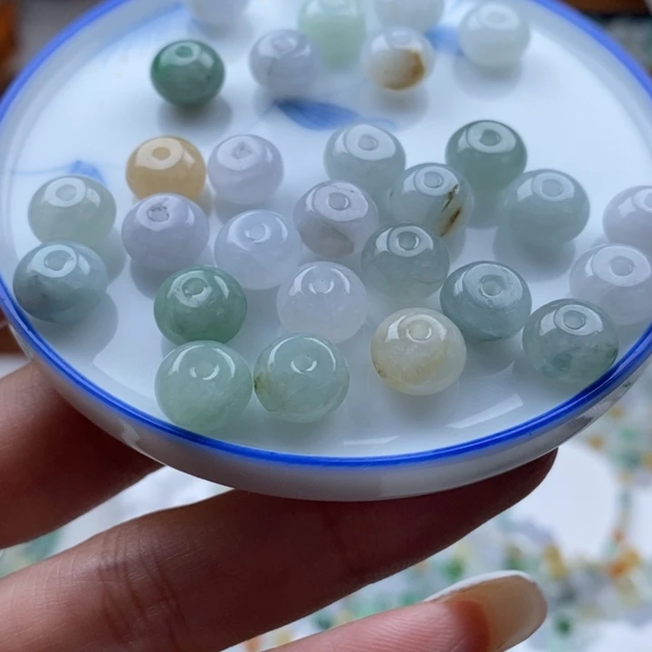 翡翠散珠大鼓珠一手有包容