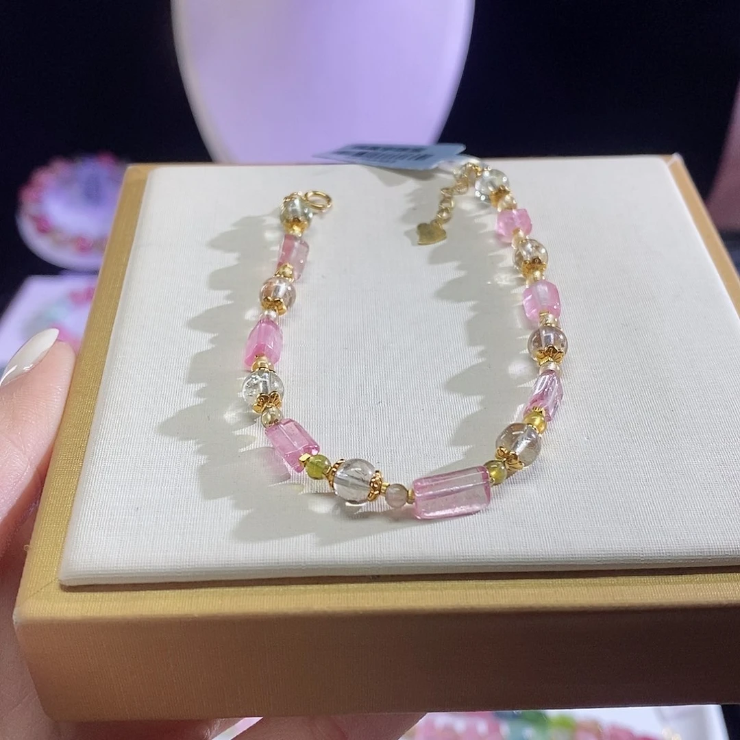 碧玺手链未镶嵌随形