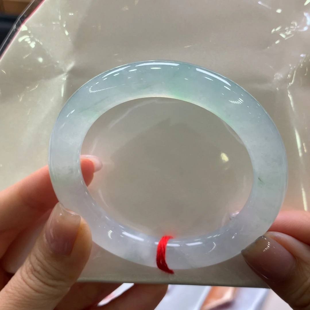 翡翠手镯未镶嵌55.8圆条