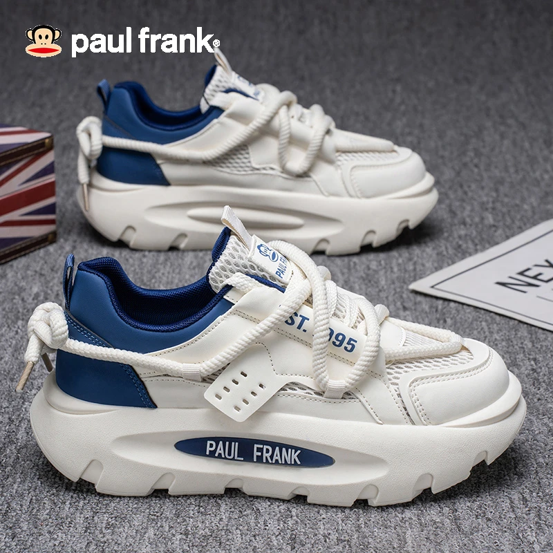 paul frank/大嘴猴2025新款男鞋秋季透气轻便软底休闲运动老爹鞋
