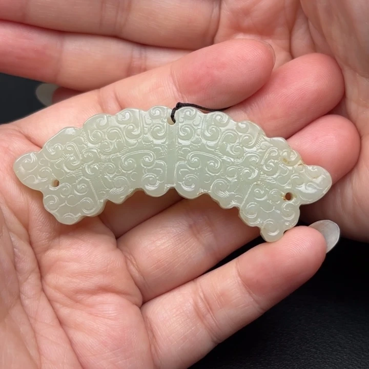 和田玉未镶嵌挂件颐*