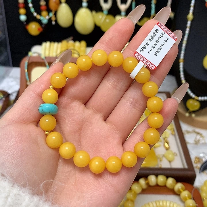 手链蜜蜡未镶嵌蜜蜡手串