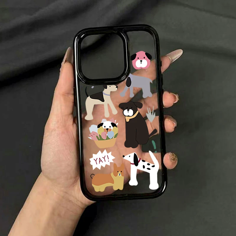 惊讶小狗适用于苹果手机壳iPhone16/15ProMax/13/12/xr/xs/14p