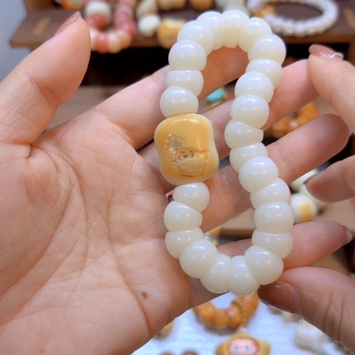星月菩提吊坠白菩提大肠手串象牙果香皂