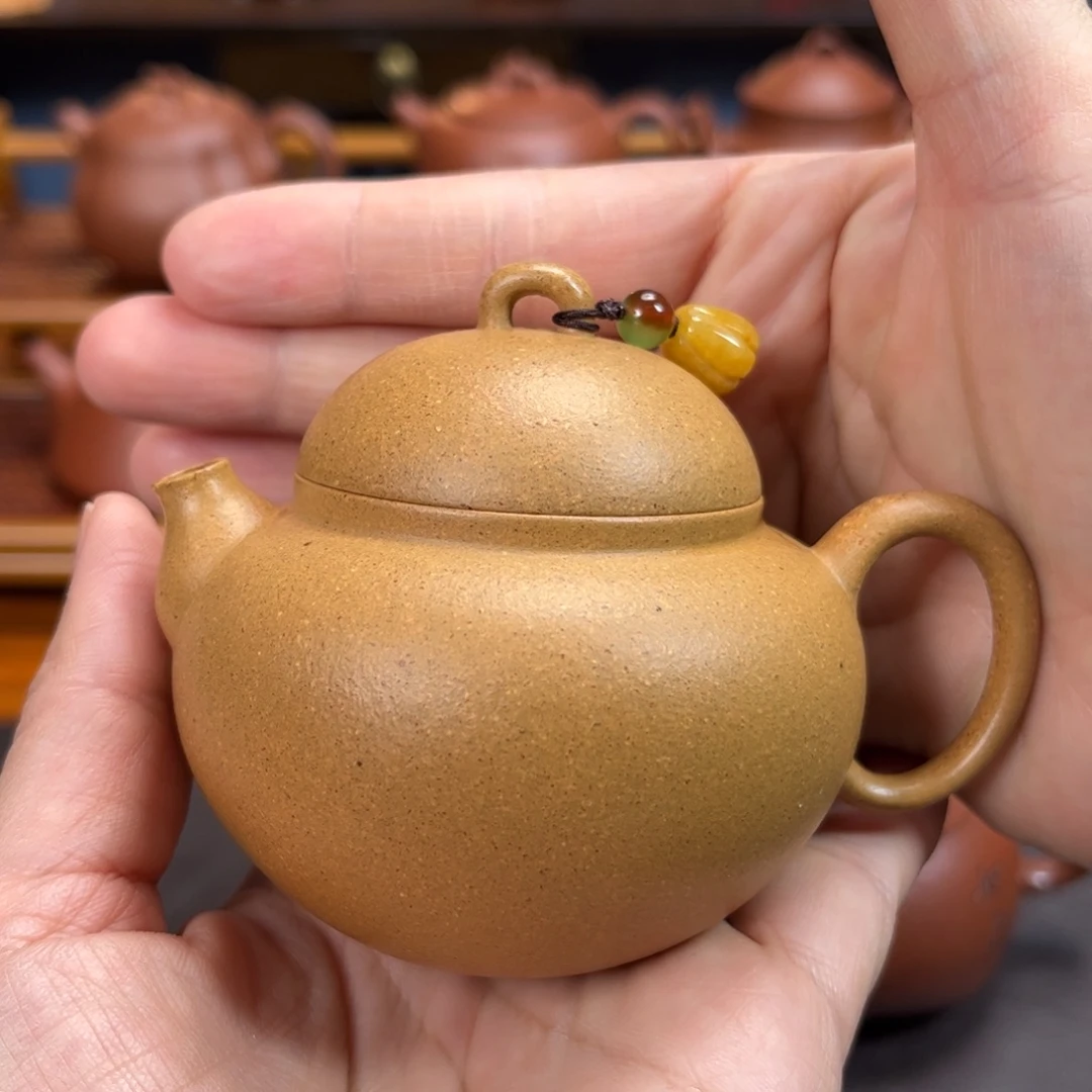 一***缘茶壶紫砂宜兴紫砂壶半手工制作