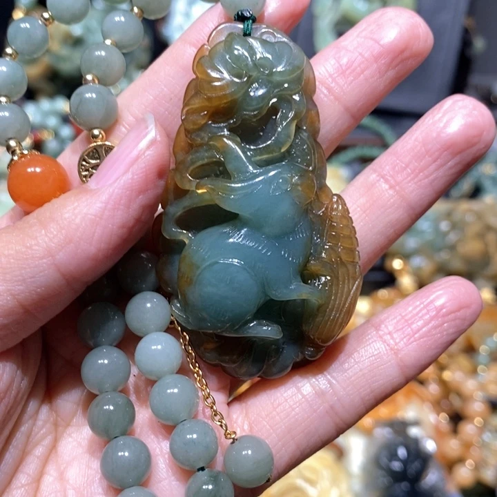 岫玉毛衣链未镶嵌