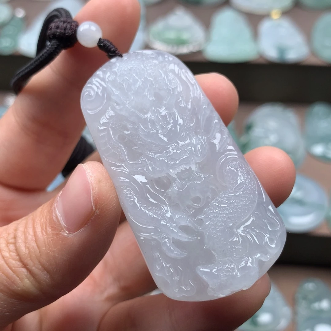 颈饰未镶嵌翡翠天然翡翠