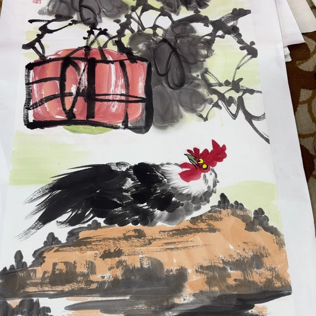 *****国画杨永军四尺艺