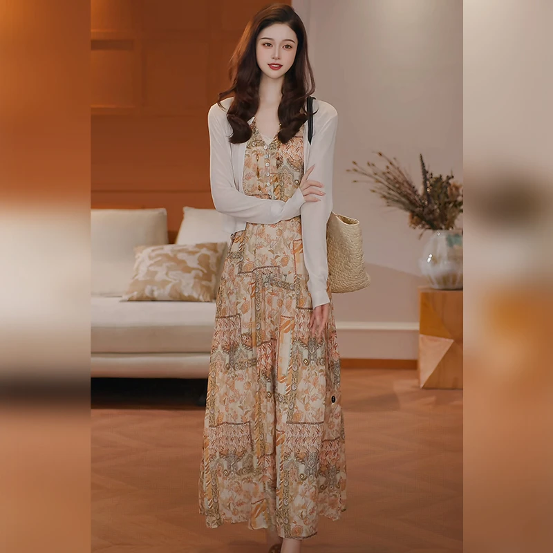 【Roma假日】夏季新款时尚气质显瘦苎麻背心裙连衣裙AS5LYH1936