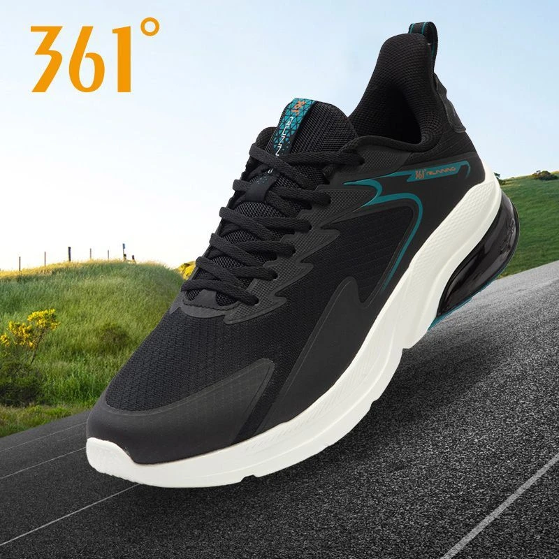 361°春夏新款男款跑步鞋网面轻便跑鞋软底减震运动鞋舒适款鞋