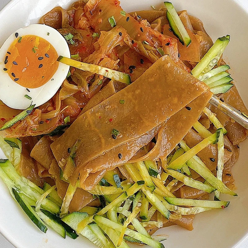 买10袋送10袋】0脂荞麦面皮减脂餐速食粗粮荞麦非油炸干拌泡面面皮