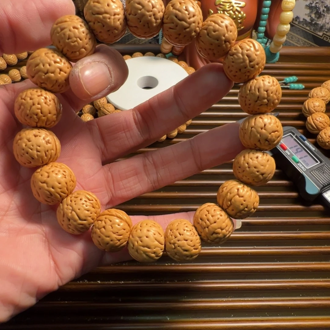 飞***鱼龙脊菩提手串金丹
