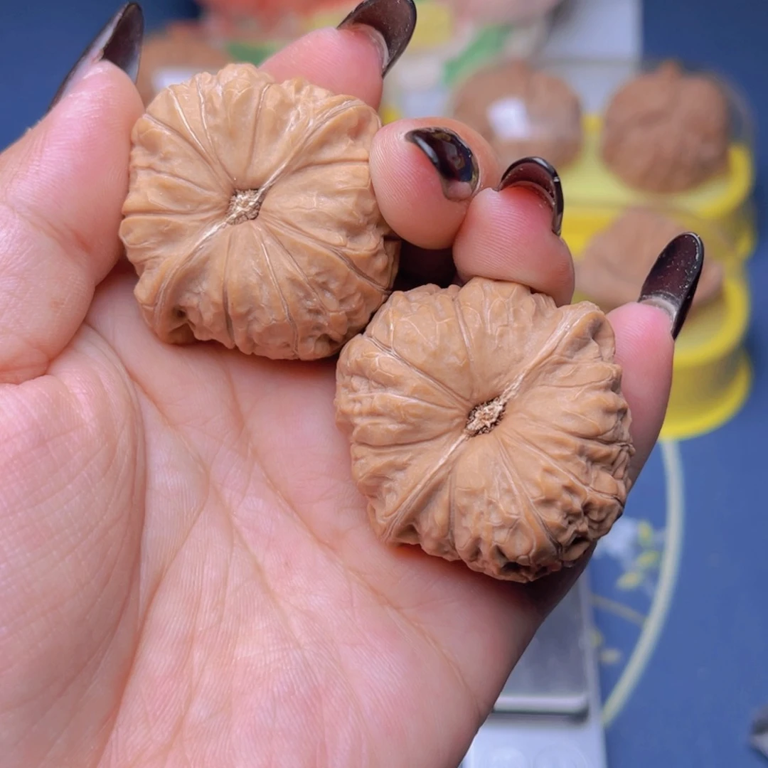 文玩核桃把件哪***.南瓜墩40