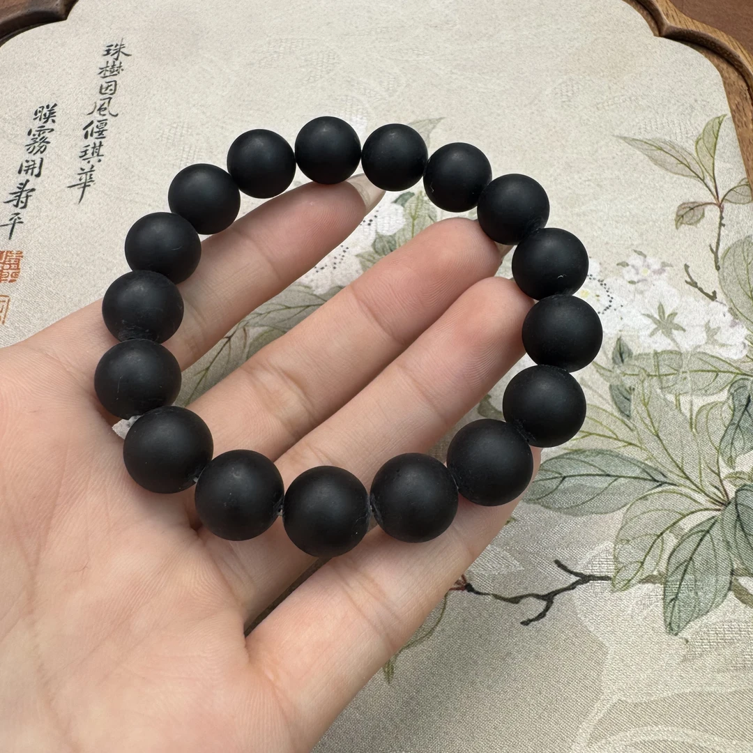 非金属珐琅手链 一泊 圆珠1.2手串 G217