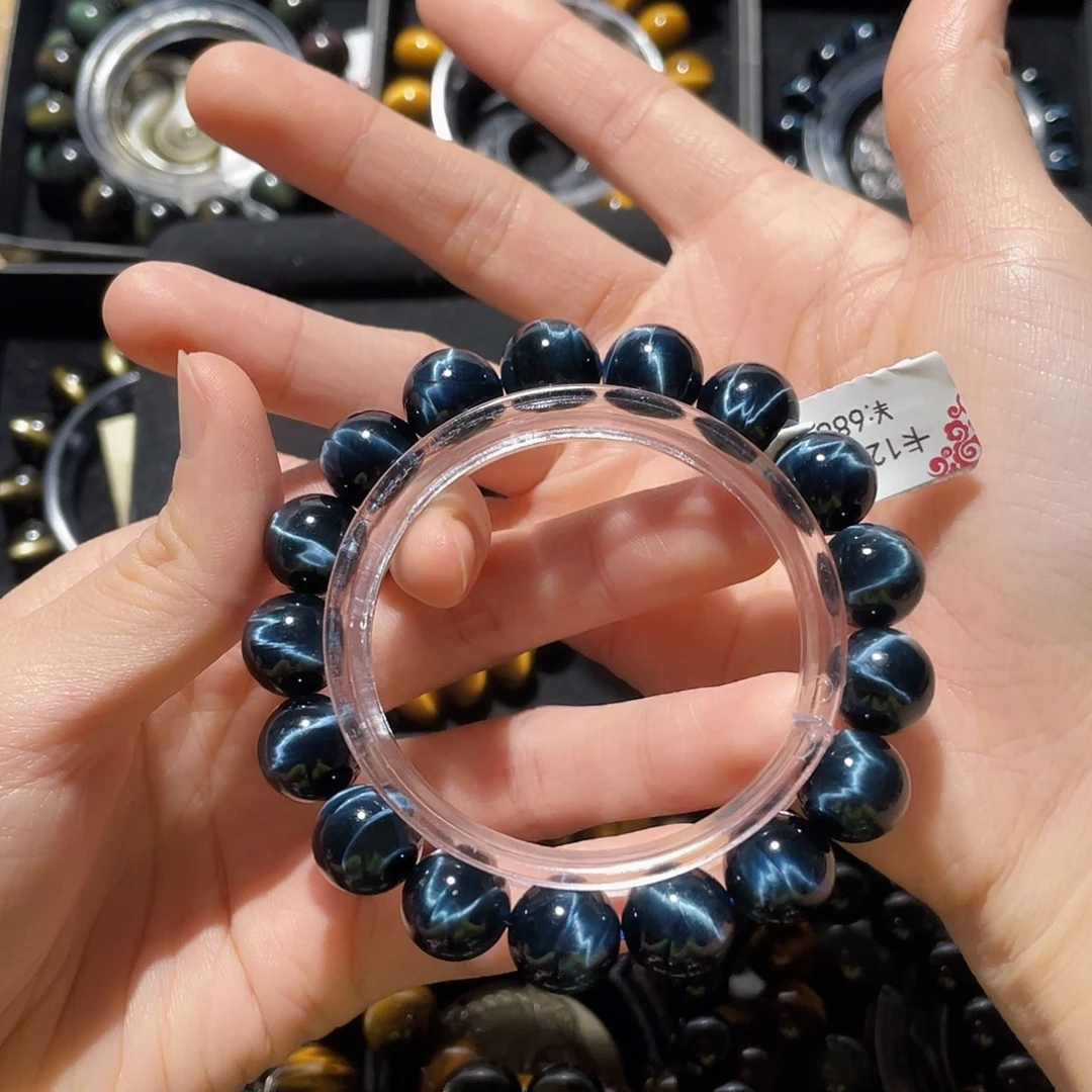 一***心木变石（虎睛石）手链未镶嵌