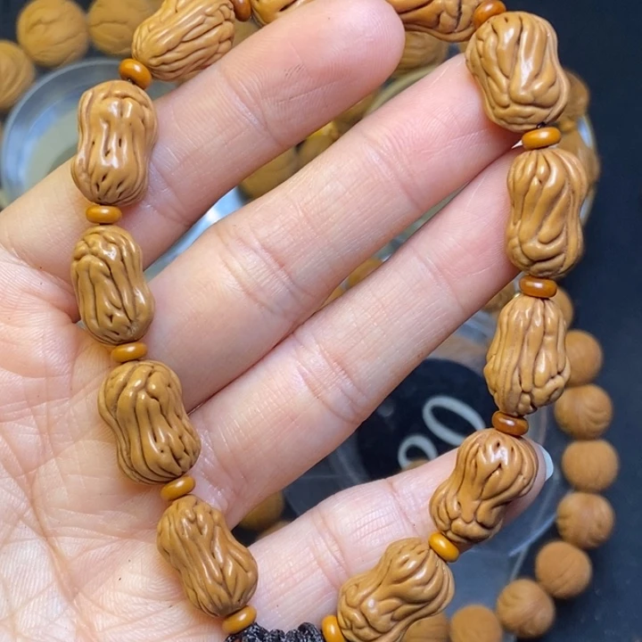 吊坠桃核秦岭龙纹桃核14