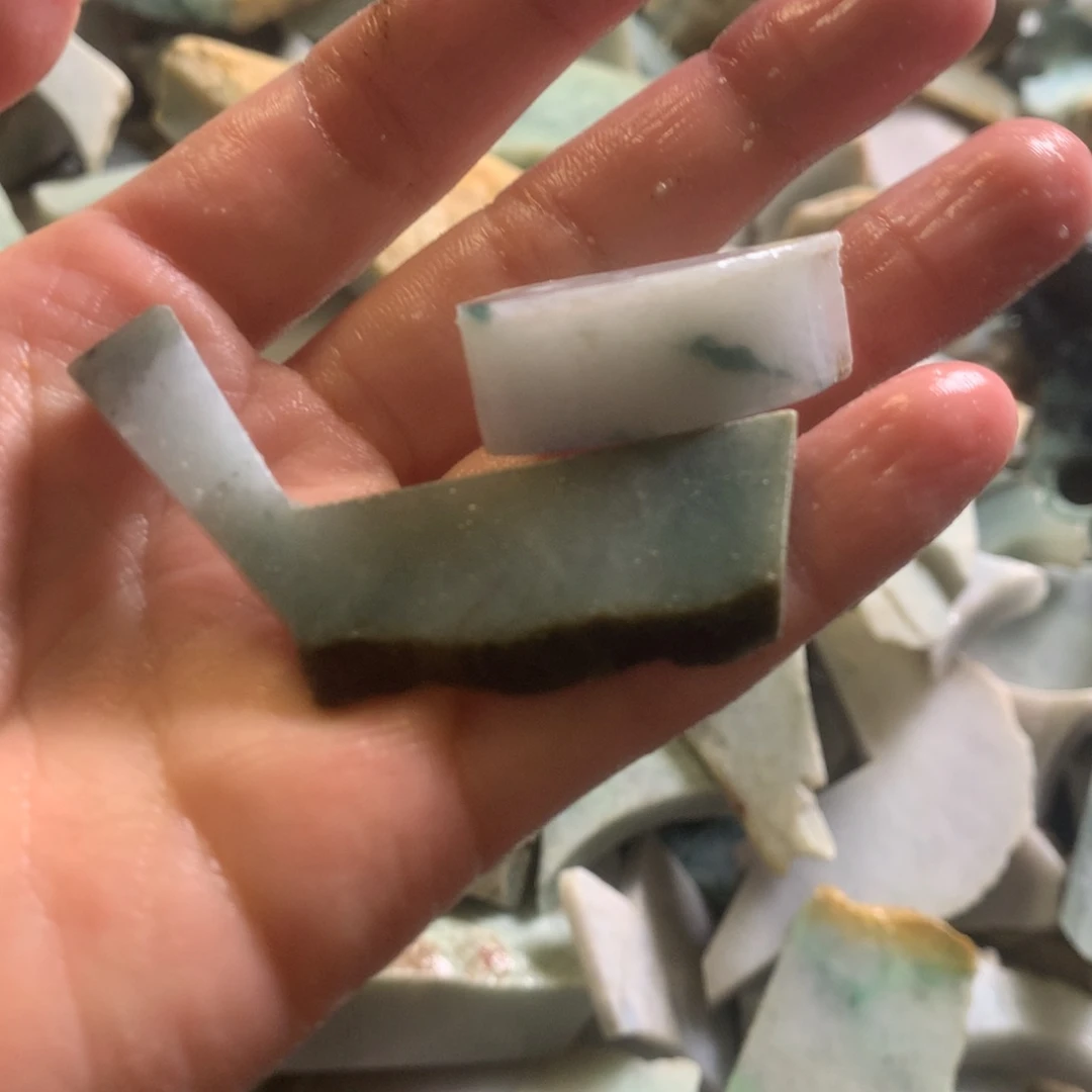 翡翠颈饰未镶嵌缅甸翡翠