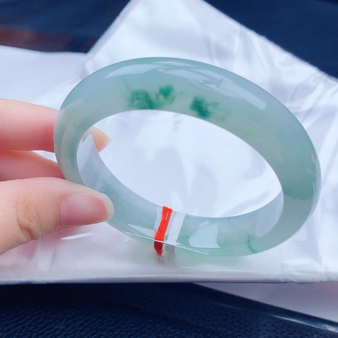 翡翠未镶嵌手镯缅甸天然翡翠a货手镯