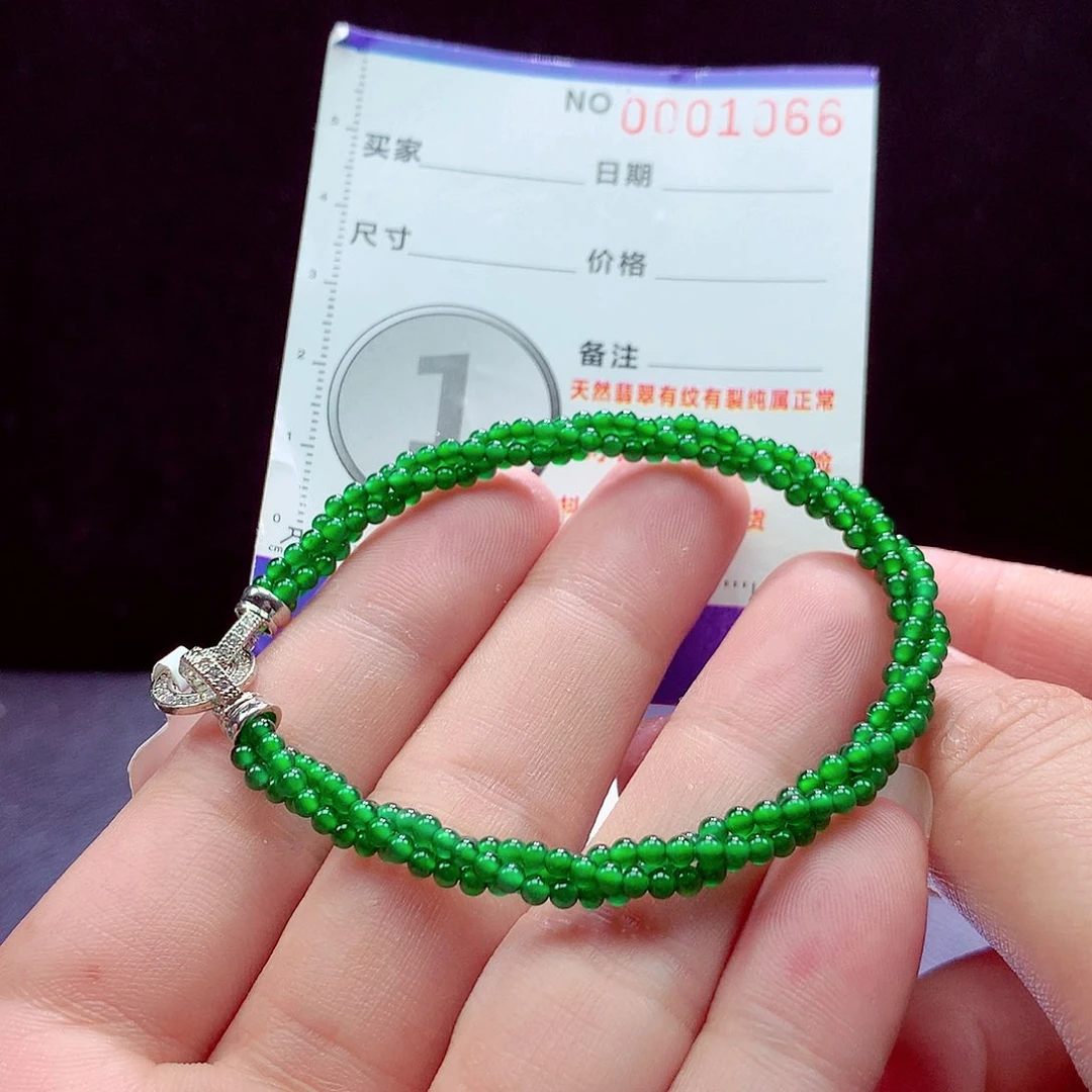 未镶嵌手链翡翠手链