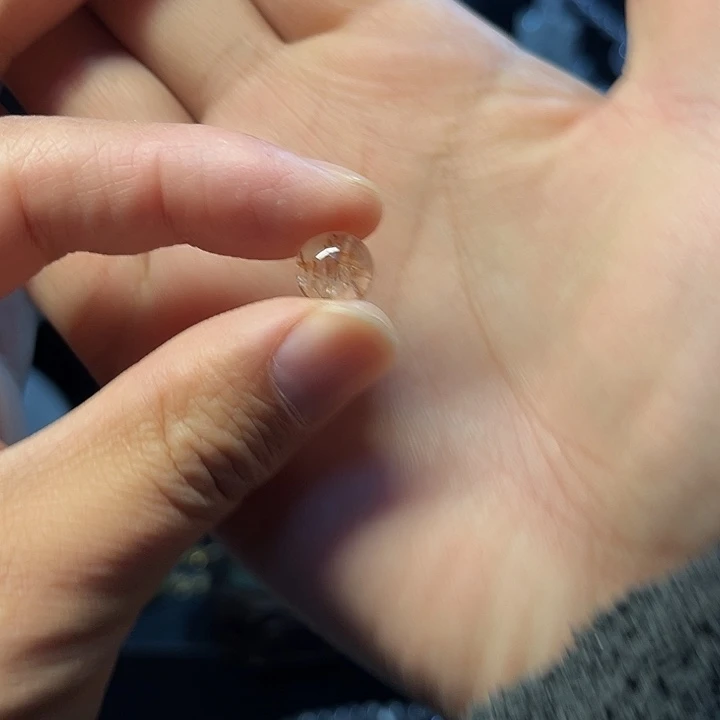 颈饰水晶未镶嵌天然黑金超小珠子