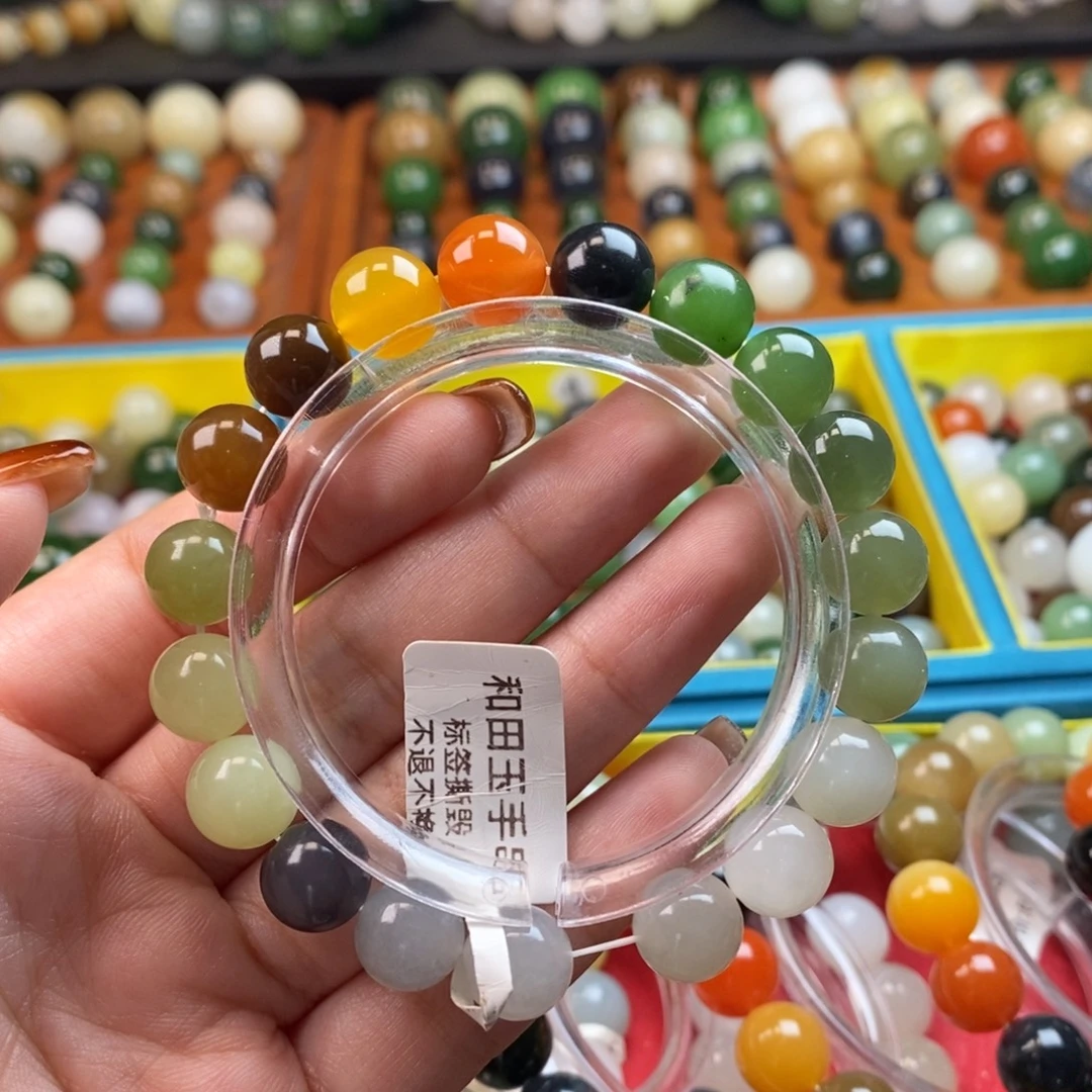 和田玉未镶嵌珠宝奇石福利多宝手串z10