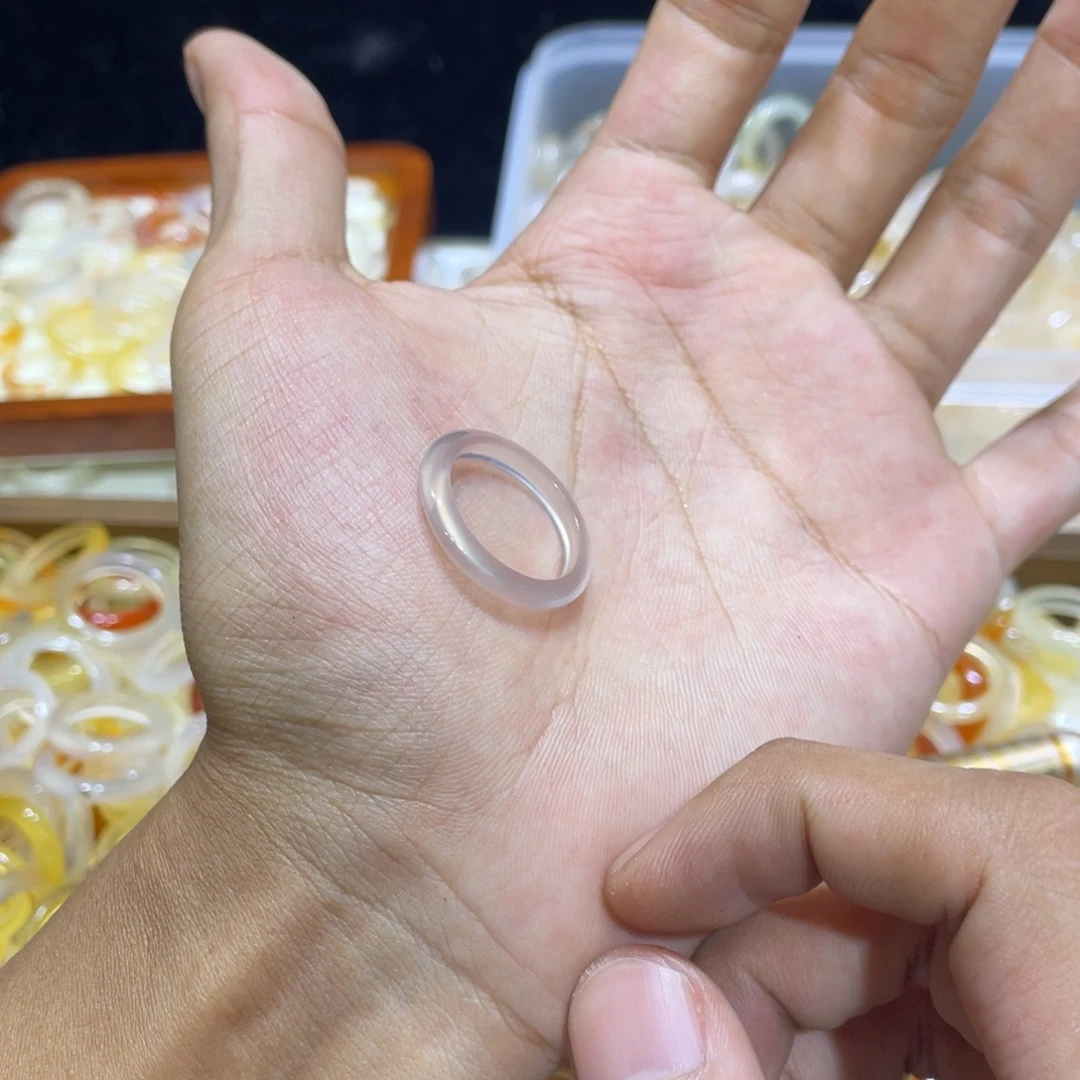 玛瑙/玉髓未镶嵌戒指96号港17