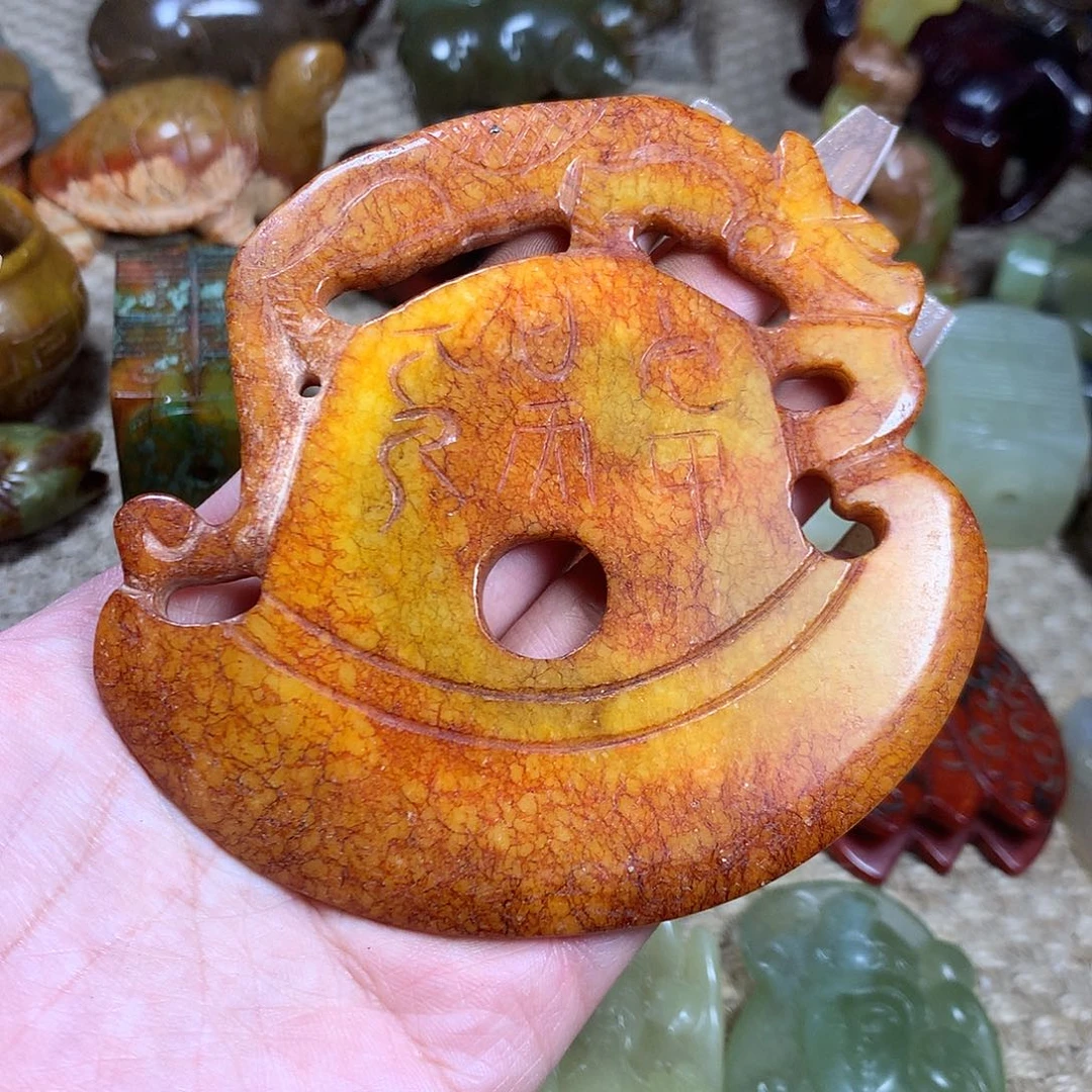 白玉菩提吊坠挂件