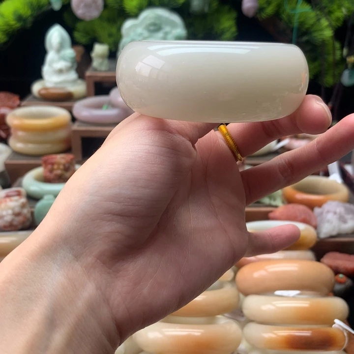 查罗石合金手镯（开口镯）54.我