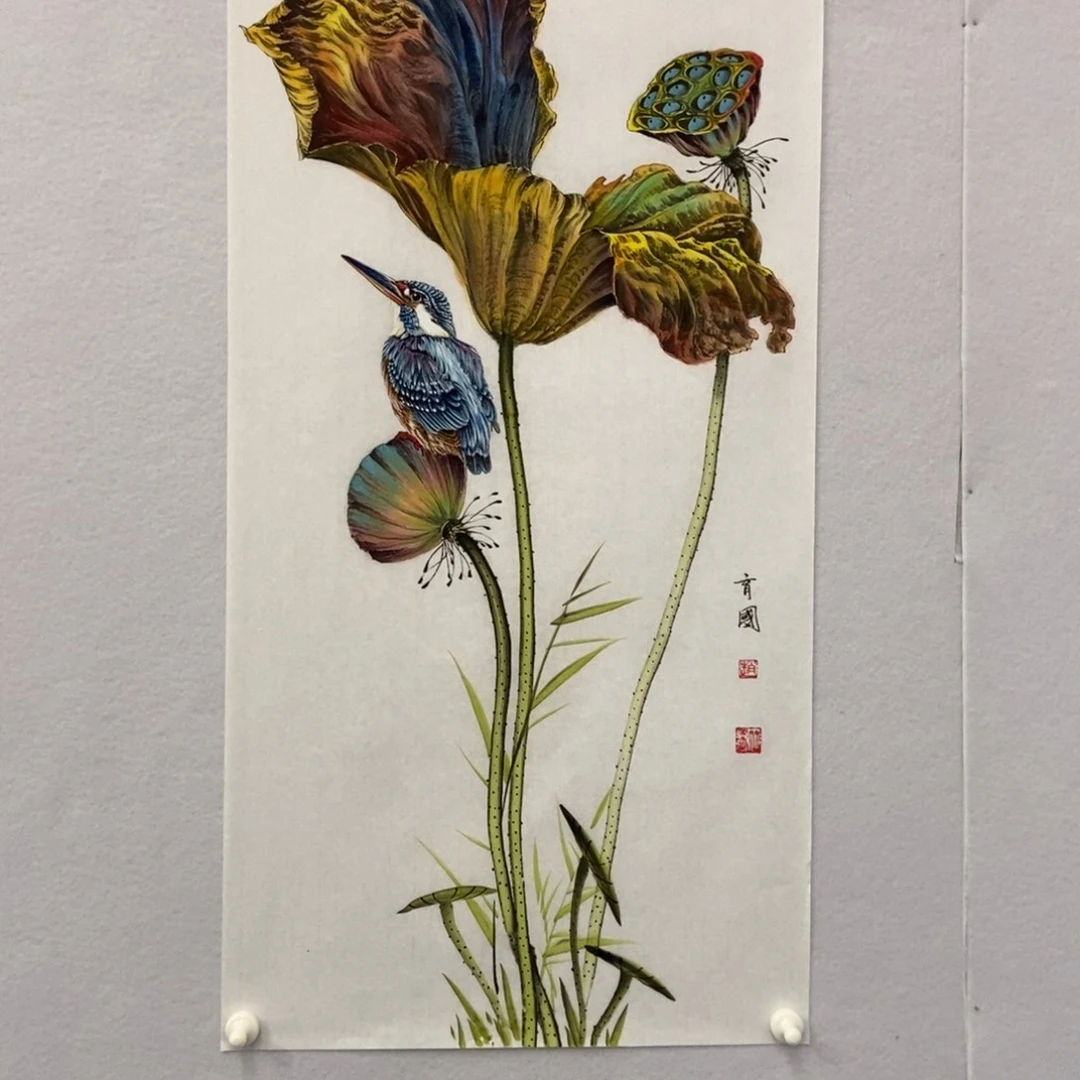 张***忠国画墨鱼精品墨鱼精品