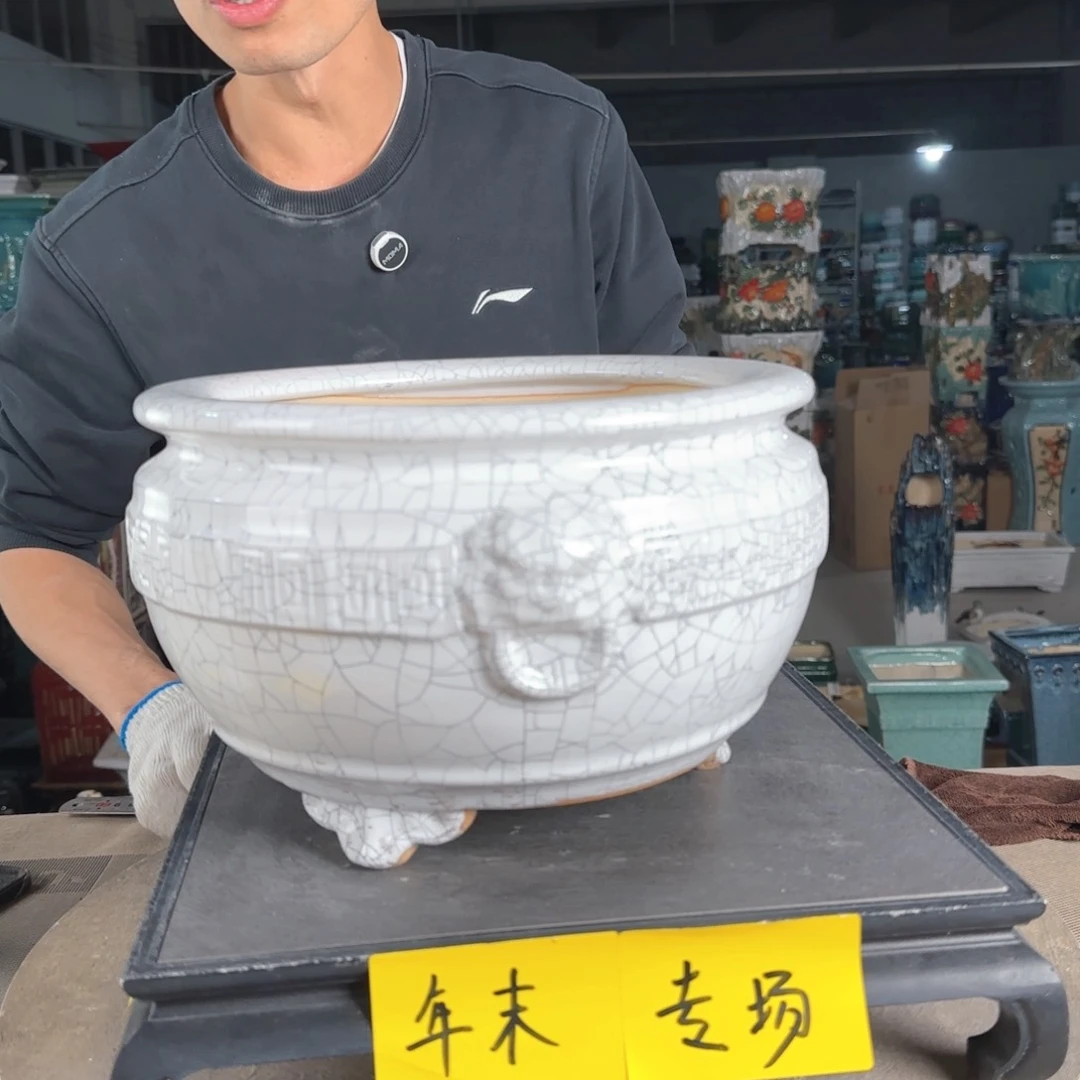 一风堂石湾花盆。微瑕