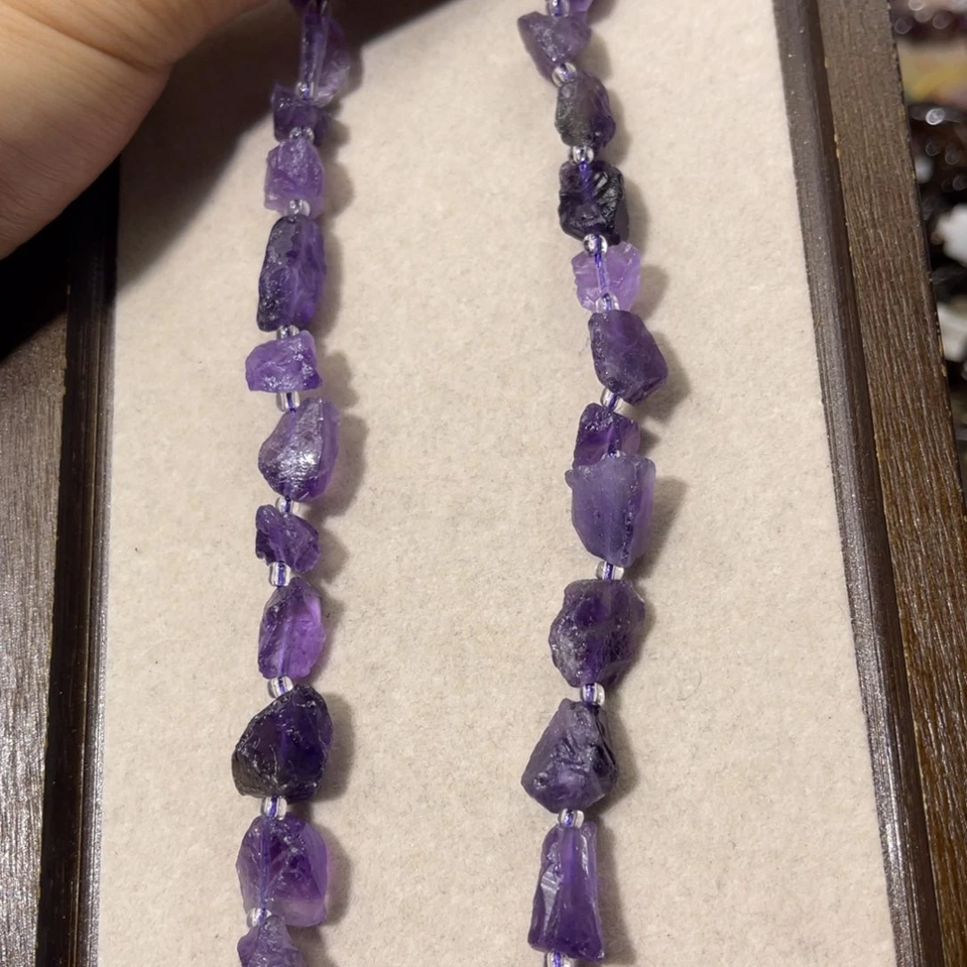 玛瑙/玉髓合金耳饰乌拉圭紫水晶原矿