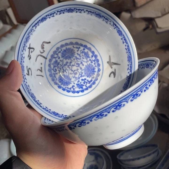 碗瓷景德镇高温细白瓷餐具