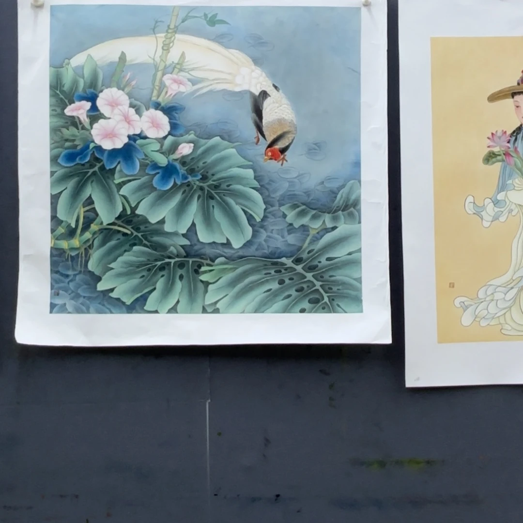 广***行国画国画老师作品刘