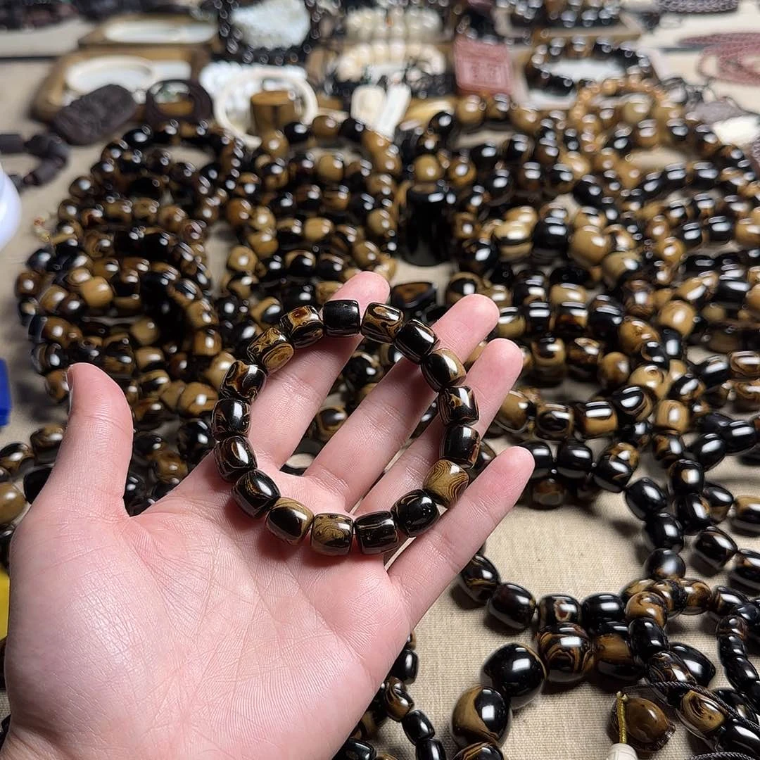 泥塑安**光海柳1.2尺寸毕业全品手串